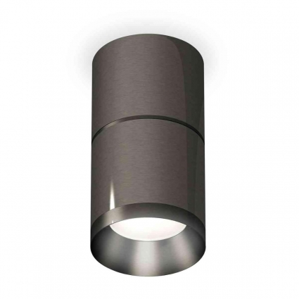 Комплект накладного светильника Ambrella light Techno Spot XS7403061 DCH/PBK черный хром/черный полированный (C7403, A2071, C7403, N7031), в стиле Хай-тек, цвет черный