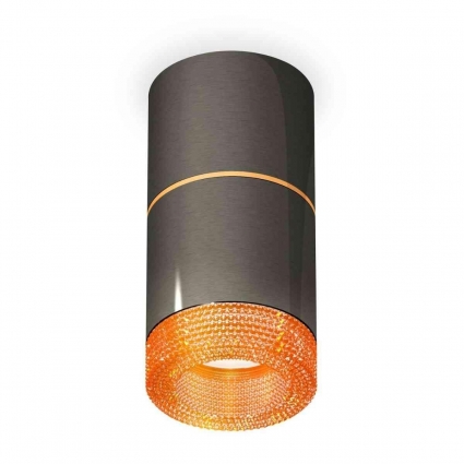 Комплект накладного светильника Ambrella light Techno Spot XS7403082 DCH/CF черный хром/кофе (C7403, A2072, C7403, N7195), в стиле Хай-тек, цвет черный