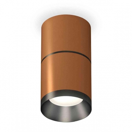 Комплект накладного светильника Ambrella light Techno Spot XS7404041 SCF/PBK кофе песок/черный полированное (C7404, A2071, C7404, N7031), в стиле Хай-тек, цвет кофейный