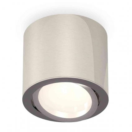 Комплект накладного светильника Ambrella light Techno Spot XS7405001 PSL серебро полированное (C7405, N7003), в стиле Хай-тек, цвет серебро