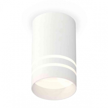 Комплект накладного светильника Ambrella light Techno Spot XS7421022 SWH/FR белый песок/белый матовый (C7421, N7141), в стиле Хай-тек, цвет белый