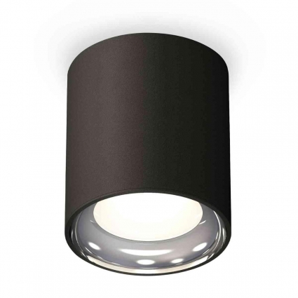 Комплект накладного светильника Ambrella light Techno Spot XS7422011 SBK/PSL черный песок/серебро полированное (C7422, N7023), в стиле Хай-тек, цвет черный