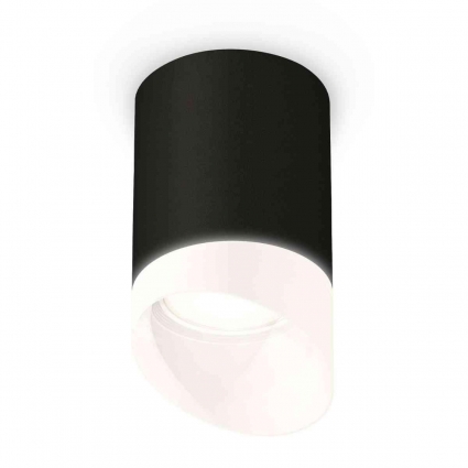 Комплект накладного светильника Ambrella light Techno Spot XS7422026 SBK/FR черный песок/белый матовый (C7422, N7175), в стиле Хай-тек, цвет черный
