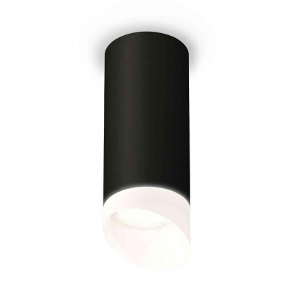 Комплект накладного светильника Ambrella light Techno Spot XS7443017 SBK/FR черный песок/белый матовый (C7443, N7175), в стиле Хай-тек, цвет черный