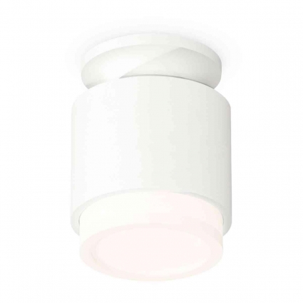 Комплект накладного светильника Ambrella light Techno Spot XS7510043 SWH/FR белый песок/белый матовый (N7925, C7510, N7120), в стиле Хай-тек, цвет белый