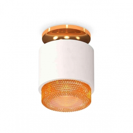 Комплект накладного светильника Ambrella light Techno Spot XS7510122 SWH/CF белый песок/кофе (N7929, C7510, N7195), в стиле Хай-тек, цвет белый