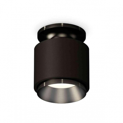 Комплект накладного светильника Ambrella light Techno Spot XS7511060 SBK/PBK черный песок/черный полированный (N7926, C7511, N7031), в стиле Хай-тек, цвет черный