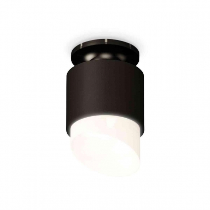 Комплект накладного светильника Ambrella light Techno Spot XS7511066 SBK/PBK/FR черный песок/черный полированный/белый матовый (N7926, C7511, N7175), в стиле Хай-тек, цвет черный