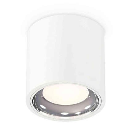 Комплект накладного светильника Ambrella light Techno Spot XS7531011 SWH/PSL белый песок/серебро полированное (C7531, N7022), в стиле Хай-тек, цвет белый
