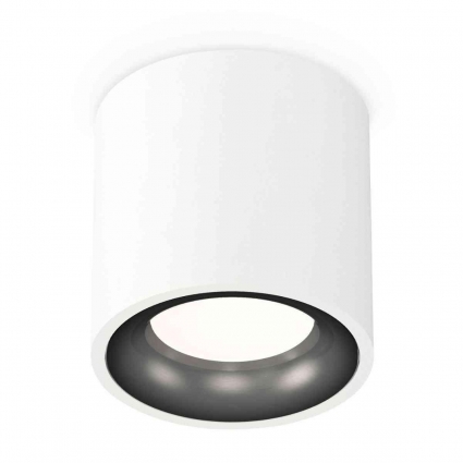 Комплект накладного светильника Ambrella light Techno Spot XS7531021 SWH/PBK белый песок/черный полированный (C7531, N7011), в стиле Хай-тек, цвет белый
