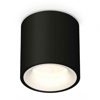 Комплект накладного светильника Ambrella light Techno Spot XS7532020 SBK/SWH черный песок/белый песок (C7532, N7010), в стиле Хай-тек, цвет черный