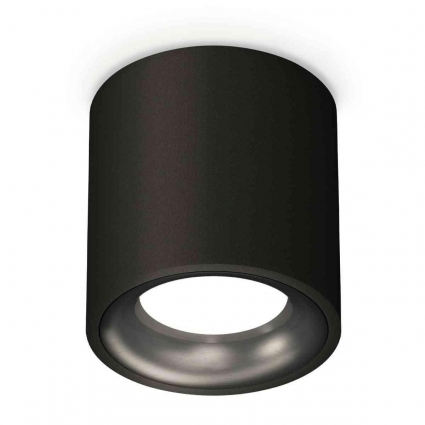 Комплект накладного светильника Ambrella light Techno Spot XS7532021 SBK/PBK черный песок/черный полированный (C7532, N7011), в стиле Хай-тек, цвет черный