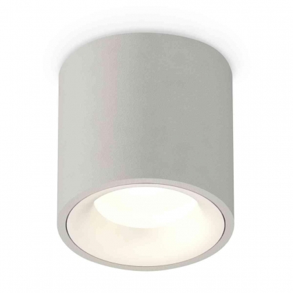 Комплект накладного светильника Ambrella light Techno Spot XS7533020 SGR/SWH серый песок/белый песок (C7533, N7010), в стиле Хай-тек, цвет серый