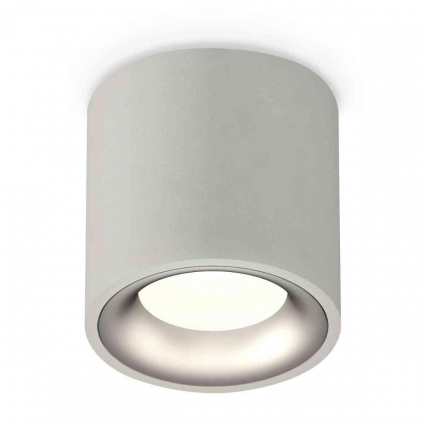 Комплект накладного светильника Ambrella light Techno Spot XS7533023 SGR/MCH серый песок/хром матовый (C7533, N7013), в стиле Хай-тек, цвет серый