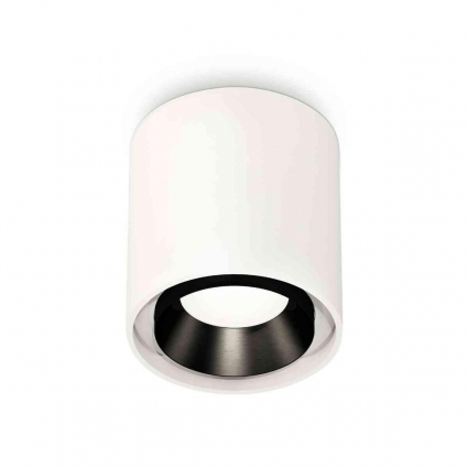 Комплект накладного светильника Ambrella light Techno Spot XS7722002 SWH/PBK белый песок/черный полированный (C7722, N7031), в стиле Хай-тек, цвет белый