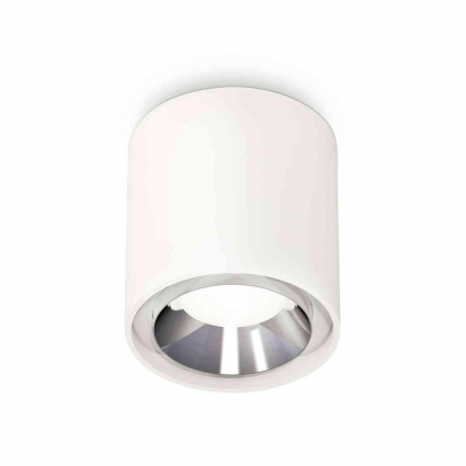 Комплект накладного светильника Ambrella light Techno Spot XS7722003 SWH/PSL белый песок/серебро полированное (C7722, N7032), в стиле Хай-тек, цвет белый