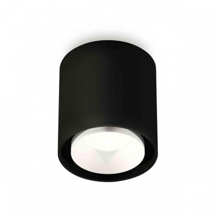 Комплект накладного светильника Ambrella light Techno Spot XS7723001 SBK/SWH черный песок/белый песок (C7723, N7030), в стиле Хай-тек, цвет черный
