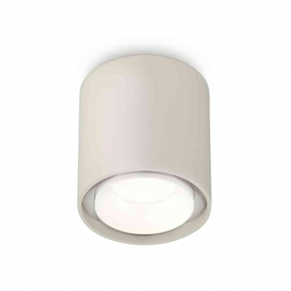 Комплект накладного светильника Ambrella light Techno Spot XS7724001 SGR/SWH серый песок/белый песок (C7724, N7030), в стиле Хай-тек, цвет серый