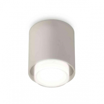 Комплект накладного светильника Ambrella light Techno Spot XS7724015 SGR/FR серый песок/белый матовый (C7724, N7165), в стиле Хай-тек, цвет серый