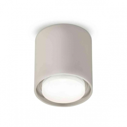 Комплект накладного светильника Ambrella light Techno Spot XS7724016 SGR/FR/CL серый песок/белый матовый/прозрачный (C7724, N7160), в стиле Хай-тек, цвет серый