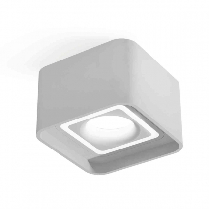 Комплект накладного светильника Ambrella light Techno Spot XS7832020 SWH белый песок (C7832, N7715), в стиле Хай-тек, цвет белый