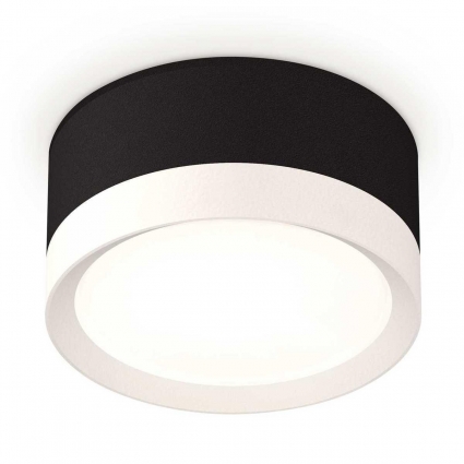 Комплект накладного светильника Ambrella light Techno Spot XS (C8102, N8112) XS8102001, в современном стиле, цвет черный
