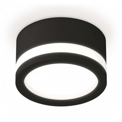 Комплект накладного светильника Ambrella light Techno Spot XS (C8102, N8415) XS8102017, в современном стиле, цвет черный