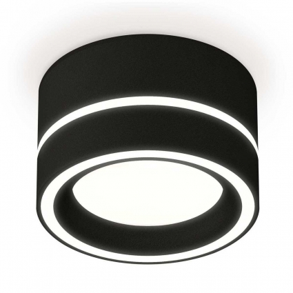 Комплект накладного светильника Ambrella light Techno Spot XS (C8102, N8434) XS8102018, в современном стиле, цвет черный