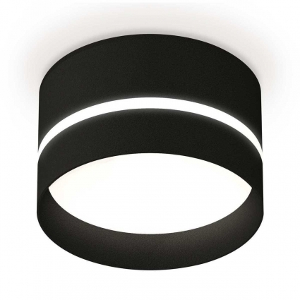 Комплект накладного светильника Ambrella light Techno Spot XS (C8102, N8462) XS8102020, в современном стиле, цвет черный