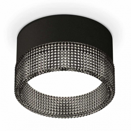 Комплект накладного светильника Ambrella light Techno Spot XS (C8102, N8484) XS8102031, в стиле модерн, цвет черный