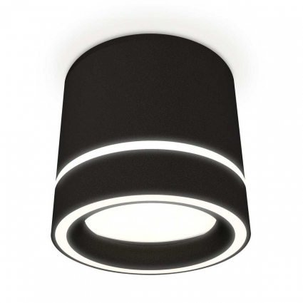 Комплект накладного светильника Ambrella light Techno Spot XS (C8111, N8434) XS8111004, в современном стиле, цвет черный