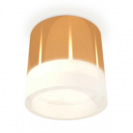 Комплект накладного светильника Ambrella light Techno Spot XS (C8121, N8401) XS8121010, в современном стиле, цвет золотой