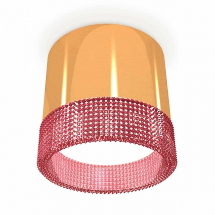 Комплект накладного светильника Ambrella light Techno Spot XS (C8121, N8486) XS8121022, в стиле модерн, цвет золотой