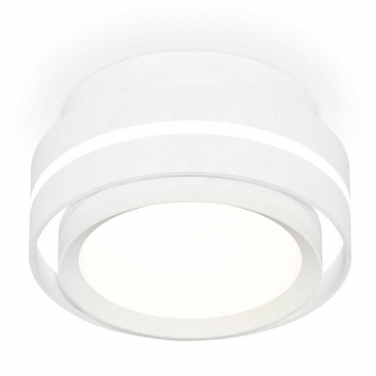 Комплект накладного светильника Ambrella light Techno Spot XS (C8412, N8112) XS8412001, в современном стиле, цвет белый