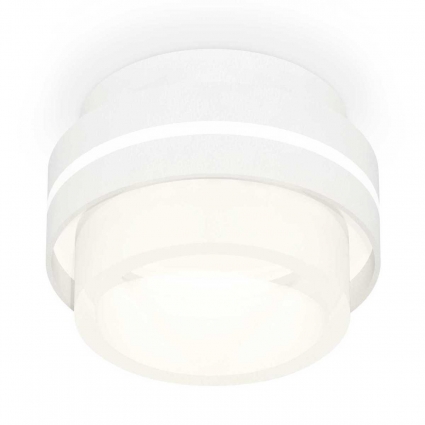 Комплект накладного светильника Ambrella light Techno Spot XS (C8412, N8401) XS8412002, в современном стиле, цвет белый