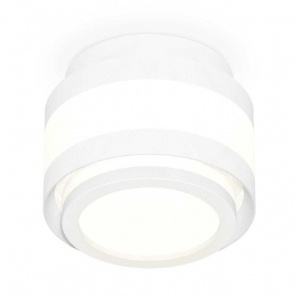 Комплект накладного светильника Ambrella light Techno Spot XS (C8418, N8412) XS8418002, в современном стиле, цвет белый