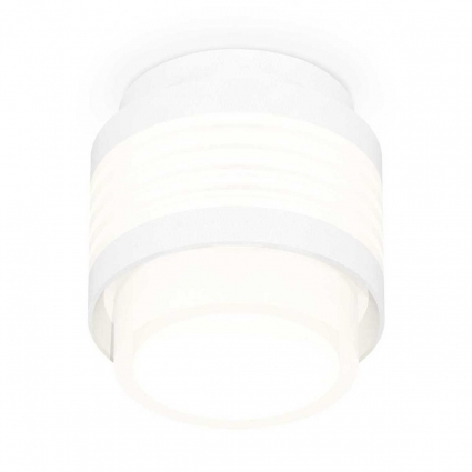 Комплект накладного светильника Ambrella light Techno Spot XS (C8431, N8401) XS8431001, в современном стиле, цвет белый