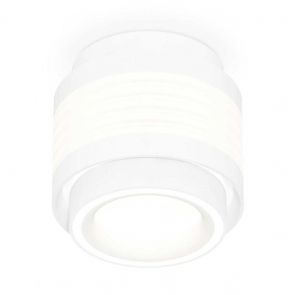 Комплект накладного светильника Ambrella light Techno Spot XS (C8431, N8433) XS8431002, в современном стиле, цвет белый