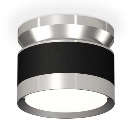 Комплект накладного светильника Ambrella light Techno Spot XS (N8904, C8102, N8118) XS8102055, в стиле Хай-тек, цвет серебро