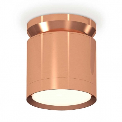 Комплект накладного светильника Ambrella light Techno Spot XS (N8912, C8122, N8126) XS8122035, в современном стиле, цвет розовое золото