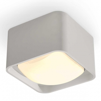 Комплект потолочного светильника Ambrella light Techno Spot XC (C7834, N7756) XS7834011, в современном стиле, цвет серый