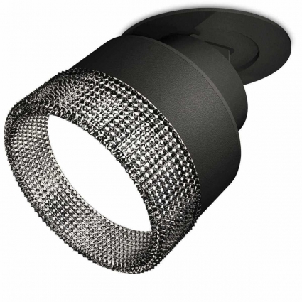Комплект встраиваемого спота Ambrella light Techno Spot XM (A2242, A2106, C8102, N8484) XM8102541, в стиле модерн, цвет черный