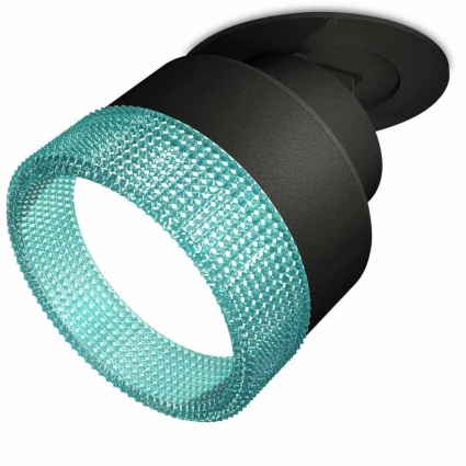 Комплект встраиваемого спота Ambrella light Techno Spot XM (A2242, A2106, C8102, N8488) XM8102543, в стиле модерн, цвет черный
