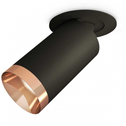 Комплект встраиваемого спота Ambrella light Techno Spot XM (A2242, C6323, N6135) XM6323205, в современном стиле, цвет черный