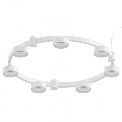Корпус подвесной люстры Ambrella light DIY Spot Techno Ring SWH белый песок C9236 в стиле Хай-тек, цвет белый