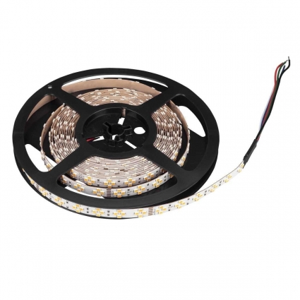 Светодиодная лента Arlight 20W/m 240Led/m 2835SMD теплый белый 5M RT-A240-10mm 24V Warm-MIX 038400 в современном стиле, цвет белый