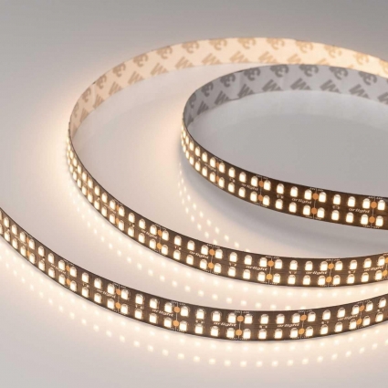 Светодиодная лента Arlight 4W/m 320Led/m 2835SMD теплый белый 5M RT-A320-Black-15mm 24V Warm3000 032610(2) в современном стиле, цвет черный