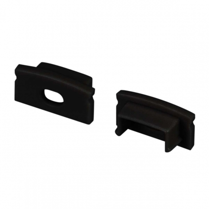 Заглушка с отверстием Arlight Line-1708 Black 040315, цвет черный