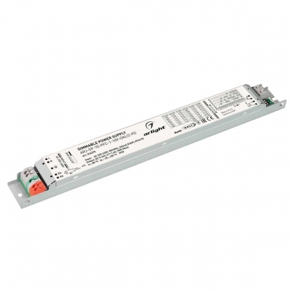 Драйвер Arlight ARJ-SP-70-PFC-1-10V-Dali2-PD 9-66V 70W IP20 0,7-1,4A 036290, цвет серый
