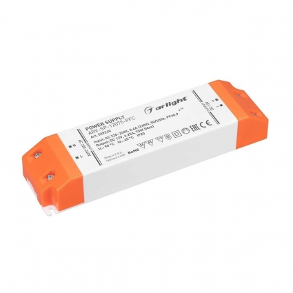 Блок питания Arlight ARV-SP-12075-PFC 12V 75W IP20 6,25A 039240, цвет белый